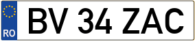 Truck License Plate